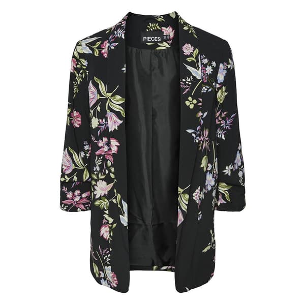 Pieces Boss 3/4 Printed Blazer Flerfarvet L Kvinde