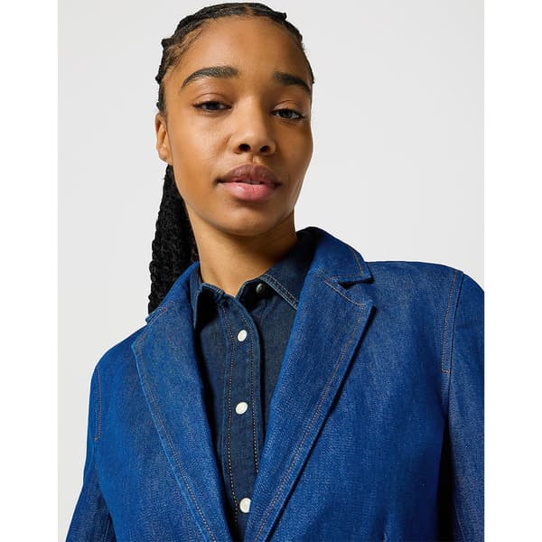 Wrangler 112356492 Blazer Blå XL Kvinde