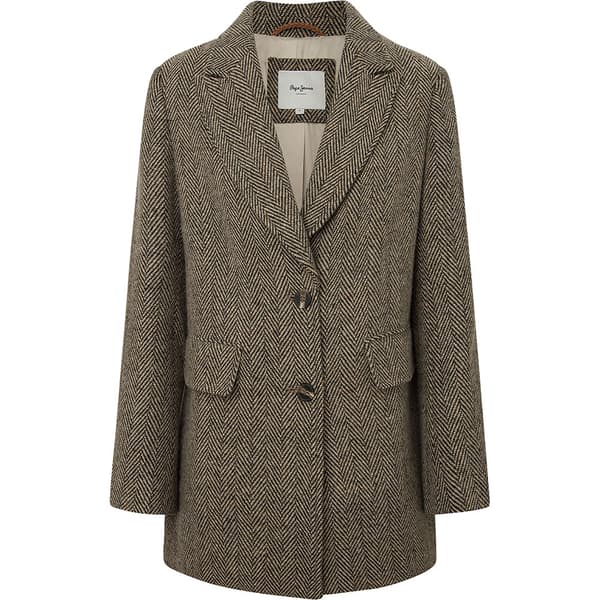 Pepe Jeans Camm Blazer Beige S Kvinde
