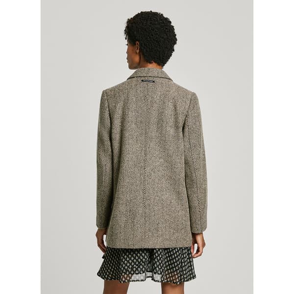 Pepe Jeans Camm Blazer Beige S Kvinde