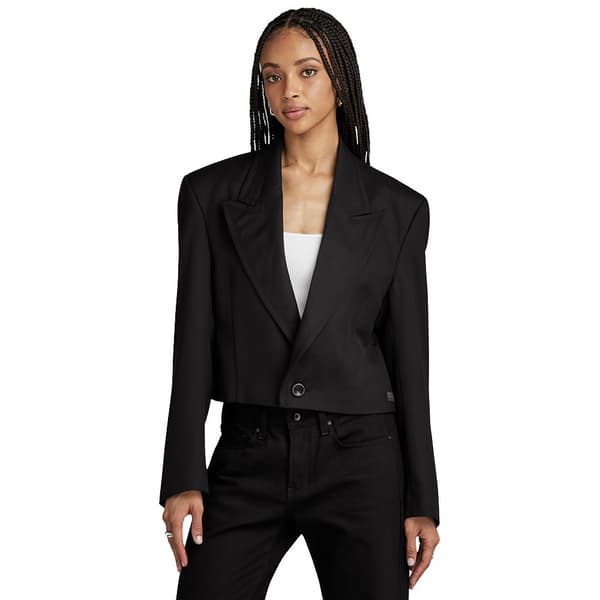 G-star Cropped Blazer Svart M Kvinna