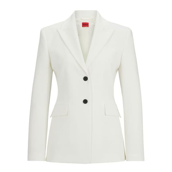 Hugo Asmalla Blazer Vit 38 Kvinna