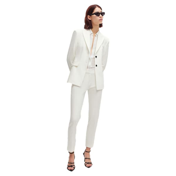 Hugo Asmalla Blazer Vit 38 Kvinna