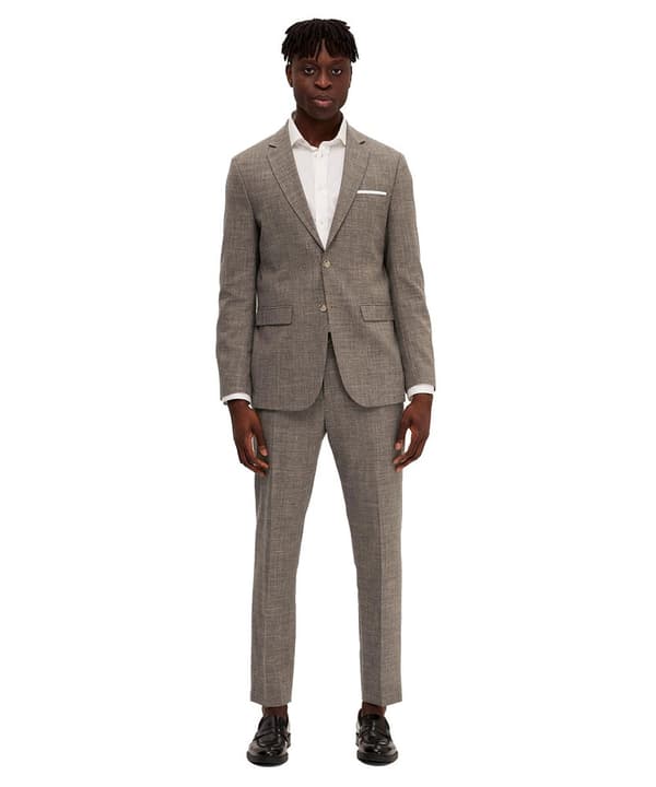 Selected Oasis Slim Fit Blazer Beige 56 Man