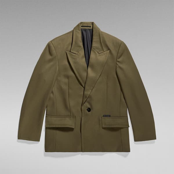 G-star Wool Blazer Grönt XS Kvinna