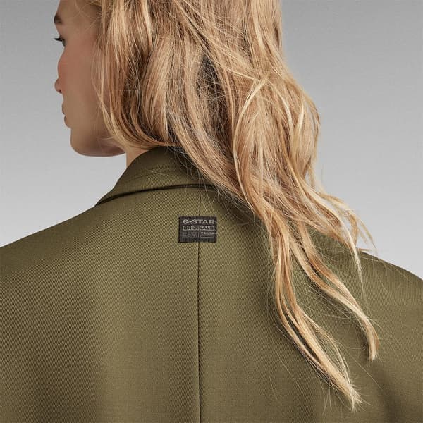 G-star Wool Blazer Grönt XS Kvinna