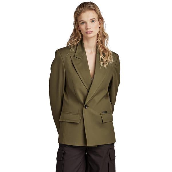 G-star Wool Blazer Grøn 2XS Kvinde
