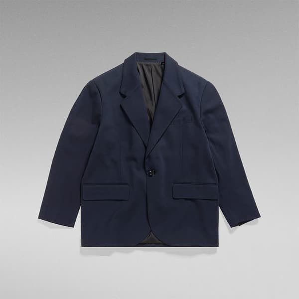 G-star Big Bf Blazer Blå L Kvinde