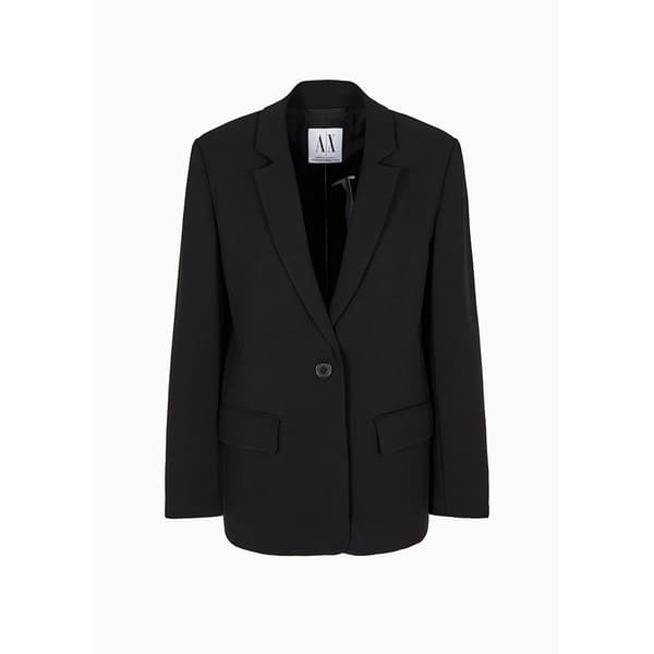 Armani Exchange Xw000252_af10872 Blazer Sort M Kvinde