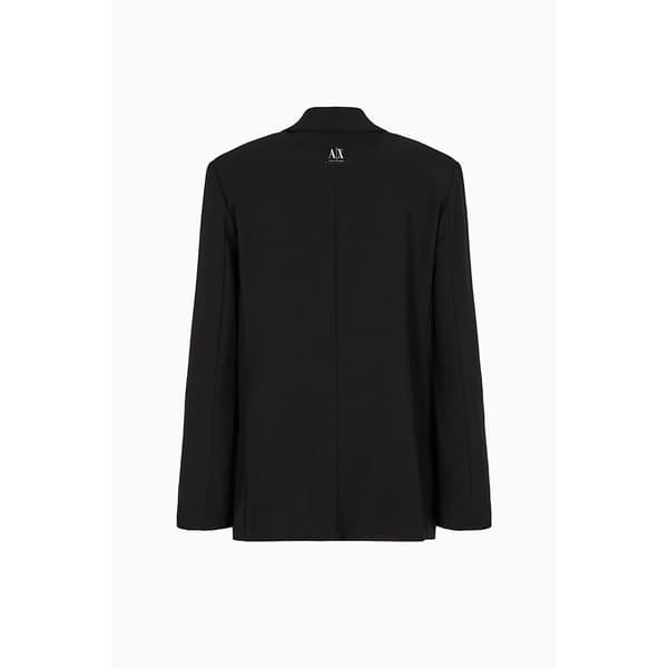 Armani Exchange Xw000252_af10872 Blazer Sort M Kvinde