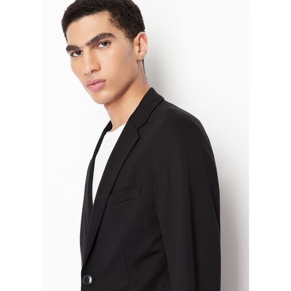 Armani Exchange 8nzg77_zj6jz Blazer Sort XS Mand
