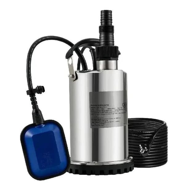 550W/0,75HP 158 L/min 7,5m lyft dränkbar vattenpump med flottörbrytare, 10m nätsladd, slitstark