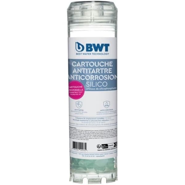 BWT antikalk- og antikorrosionspatron - Silicophosphat - Udskiftning anbefales hver 12. måned