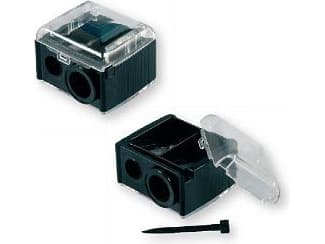 Top Choice Dobbel svart sliper 35340