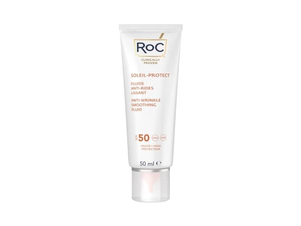 ROC Soleil-Protect Anti-Wrinkle Smoothing Fluid SPF50+ - Unisex - 50 ml