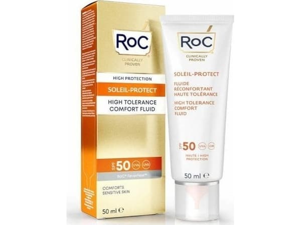 ROC Soleil-Protect High Tolerance Fluid SPF50+ - Unisex - 50 ml