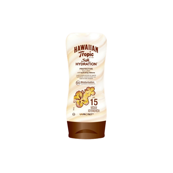 Hawaiian Tropic Hawaiian Silk H Protective Sun Lotion SPF 15 180ml - Solskydd