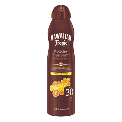 Hawaiian Tropic Dry Oil Coco & Mango C-spray SPF30 180ml - Sprej för kroppen