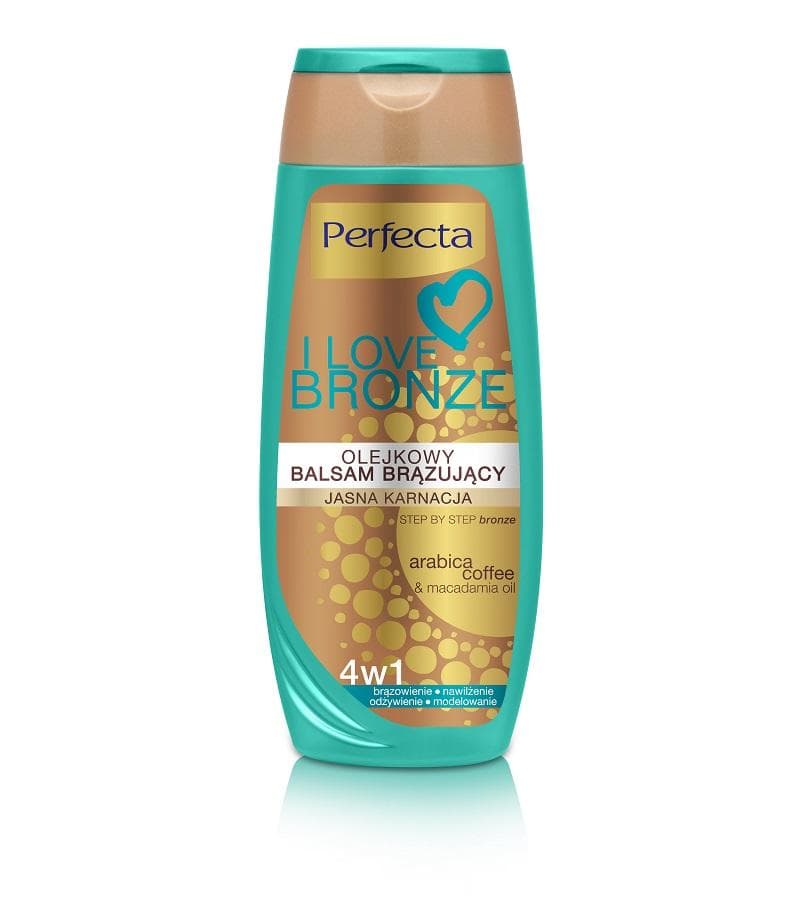 Perfecta Jag älskar Bronze Bronzing Lotion 4in1 ljus hud olja 250ml