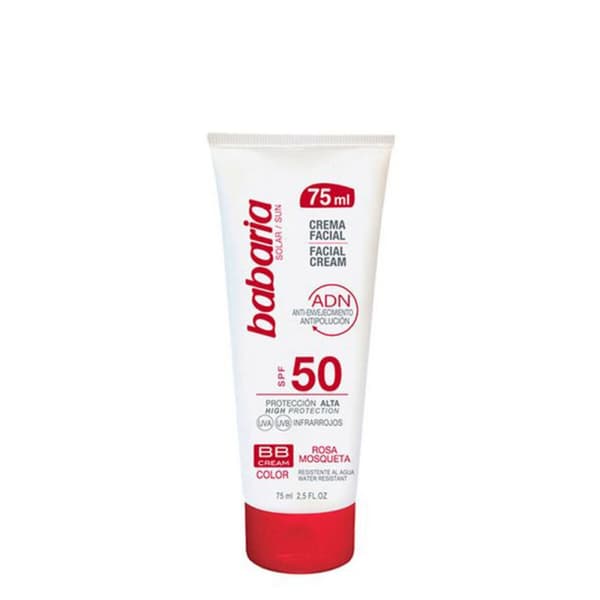 Ansigtscreme ADN BB Cream Babaria Solar Adn Bb SPF 50 (75 ml) 75 ml Spf 50