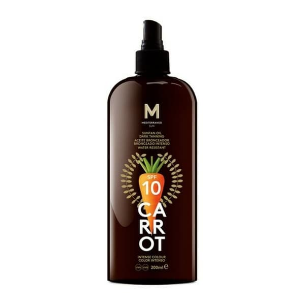 Solblogger Carrot Suntan Oil Mediterraneo Sun - Spf 10 - 100 ml