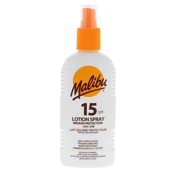 Malibu Lotion Spray SPF15 200ml