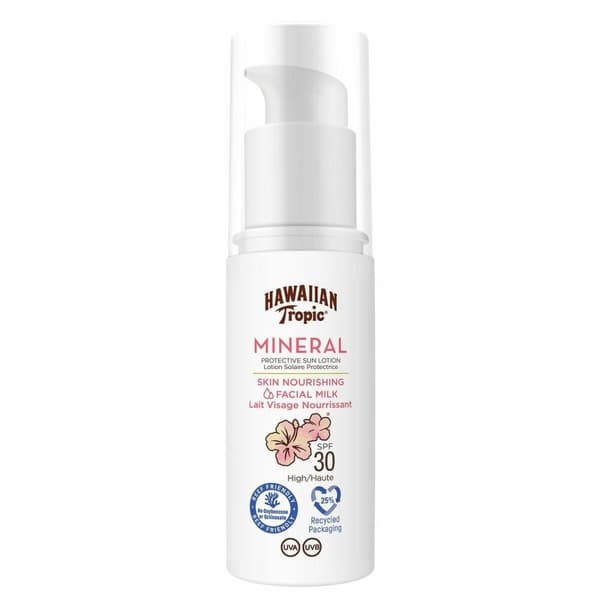 Solcreme Hawaiian Tropic Mineral Solcreme SPF 30 (50 ml)