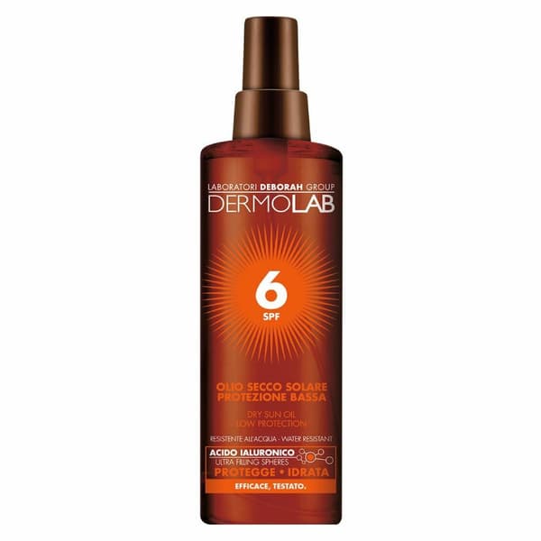 Solkremolje Deborah Dermolab SPF6 Tørr Olje (200 ml)