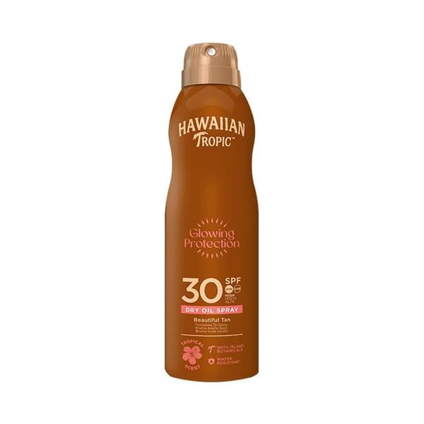 Solfogsvampolja - HAWAIIAN TROPIC - SPF30 - 180ml - Icke fettig - Vattentålig
