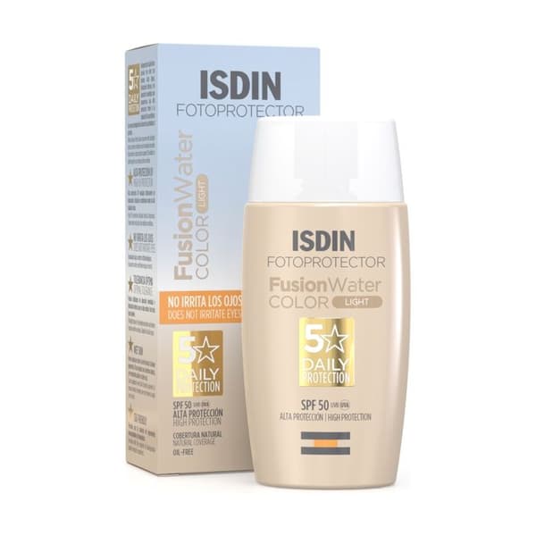 ISDIN - Ultralätt solkräm med färgad ljus SPF 50 50 ml kräm