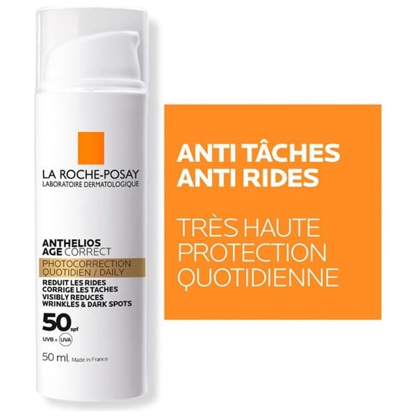 La Roche-Posay Anthelios Ålderskorrigerande Solskyddskräm Daglig Fotokorrigering Spf50 50 ml