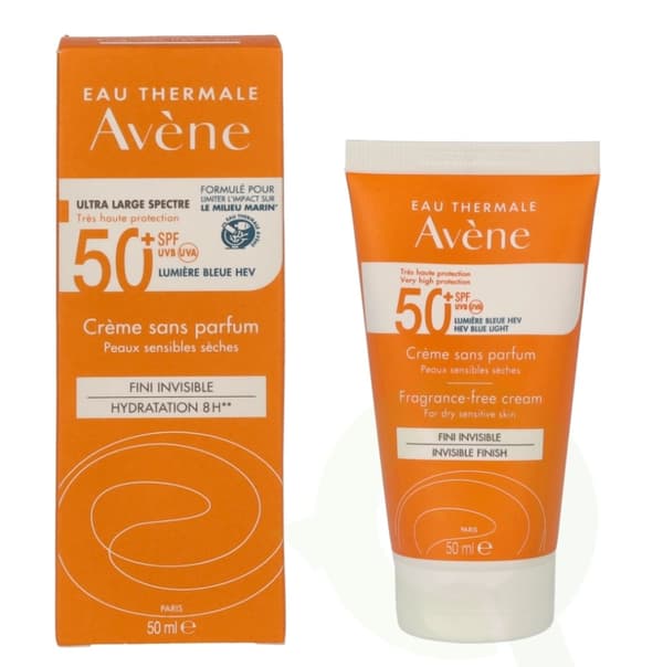 Avene High Protection Unscented Cream SPF50+ 50 ml For Dry Sensitive Skin