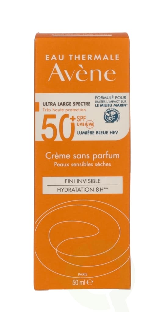 Avene High Protection Unscented Cream SPF50+ 50 ml For Dry Sensitive Skin