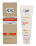 Miniatyrbilde 3 av 4: ROC Soleil-Protect Anti-Wrinkle Smoothing Fluid SPF50+ 50 ml Visibly Reduces Wrinkles