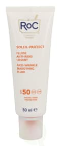 Miniatyrbilde 2 av 4: ROC Soleil-Protect Anti-Wrinkle Smoothing Fluid SPF50+ 50 ml Visibly Reduces Wrinkles