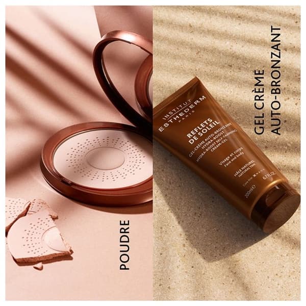 Auto-bronzant - Esthederm - Reflets de Soleil - Gel Crème - 200 ml - Hypoallergenisk