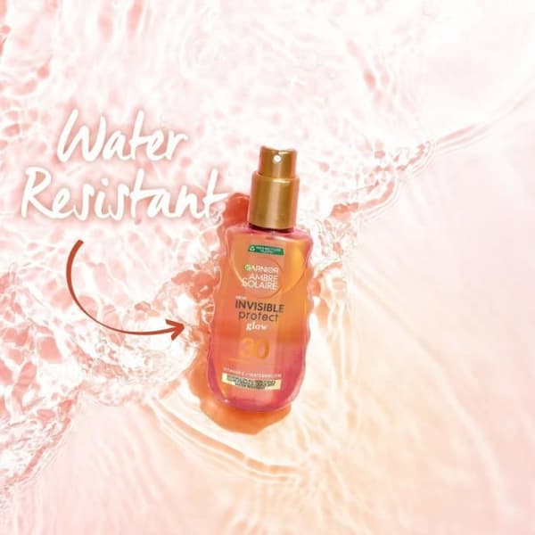 Solskyddsspray - Garnier - Invisible Glow - SPF 30 - 150ml - Vattenmelon