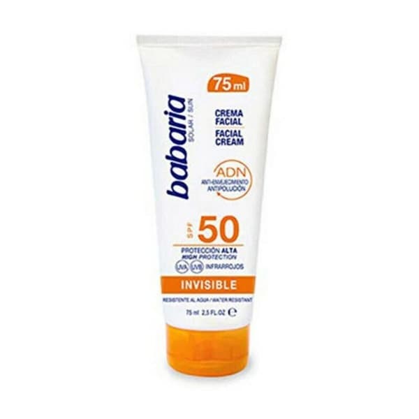 Ansiktssolkräm SOLAR ADN INVISIBLE Babaria Solar Adn Invisible Spf 50 (75 ml) 75 ml Spf 50