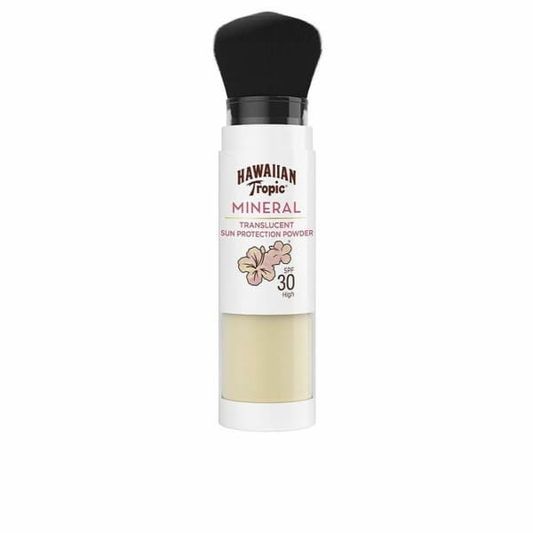 Solskydd med färg Hawaiian Tropic Mineral Brush Borste Spf 30