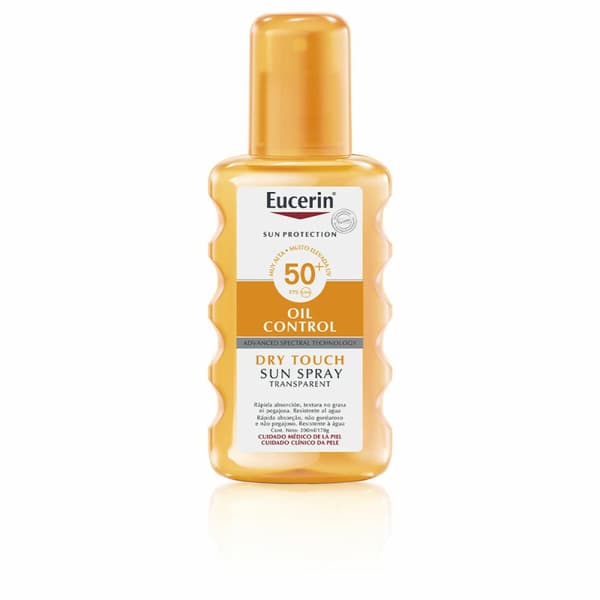 Vartalon aurinkosuojasuihke Eucerin Läpinäkyvä SPF 50 (200 ml)