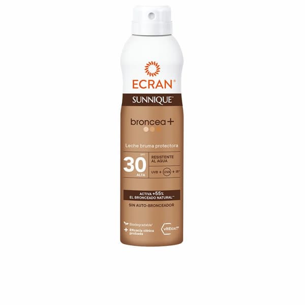 Aurinkovoide Ecran Sunnique Broncea+ Suihke 250 ml Spf 30