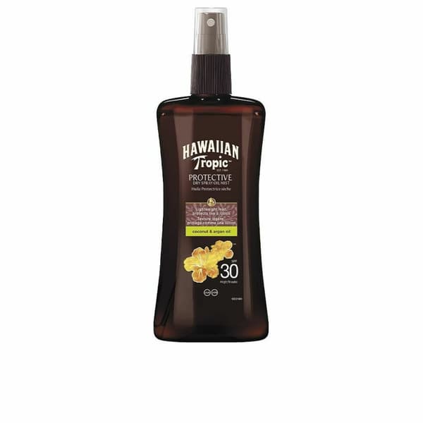 Solskyddsolja Hawaiian Tropic Coconut Argan Spf 30 Kokosnöt Argan 200 ml