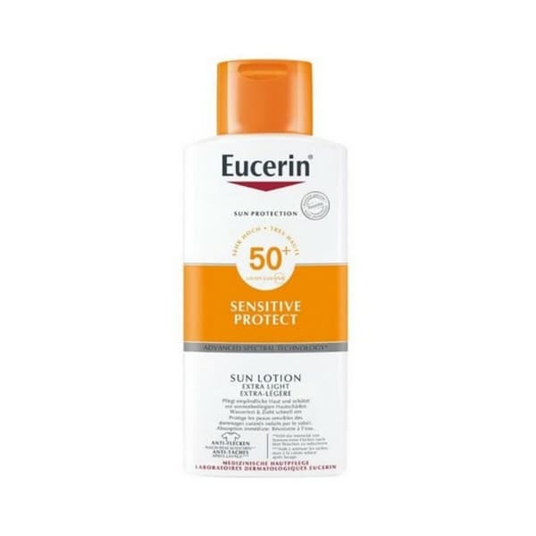 Solcreme Sensitive Protect Eucerin Spf 50 SPF 50+ - 400 ml