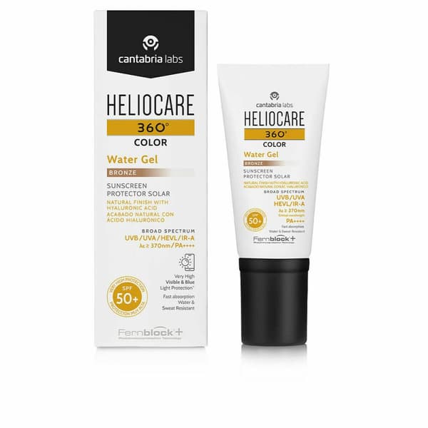 Solbeskyttelse med farve Heliocare Color Gel Bronze Spf 50 50 ml