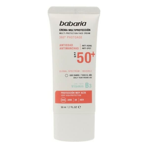 Antibrunflekk Solkrem Multi-Protection Babaria Solar Multiproteccion SPF 50+ 50 ml