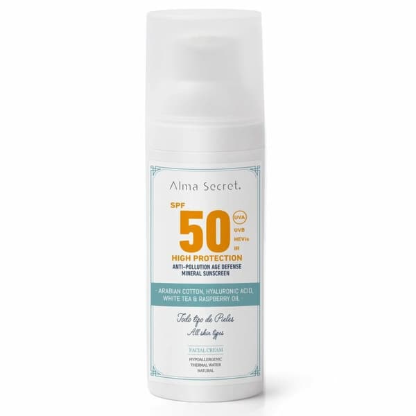 Solblokk Alma Secret High Protection Spf 50 50 ml