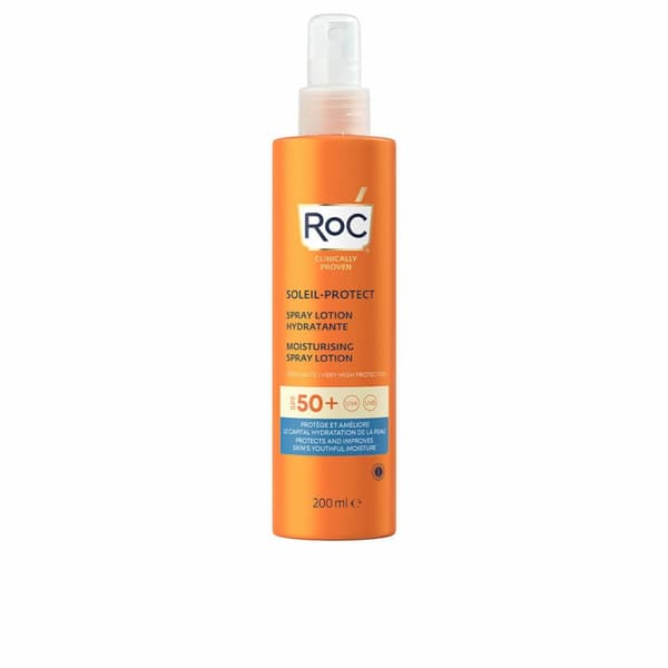 Spray Solbeskytter Roc Fuktighetsgiver SPF 50 (200 ml)