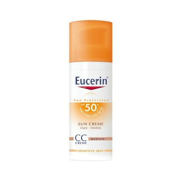 Solbeskyttelse med farge Eucerin Photoaging Control Tinted Middels SPF 50+ (50 ml)