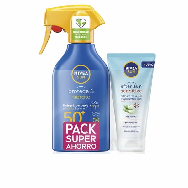 Solbeskyttelses sett Nivea Spf 50 2 Deler