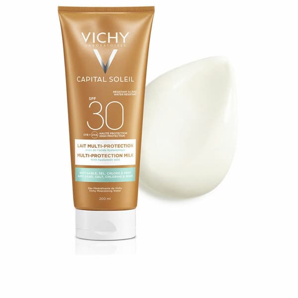 Aurinkosuoja Capital Soleil Lait Multi-Protection Vichy (200 ml) - Spf 30 - 200 ml
